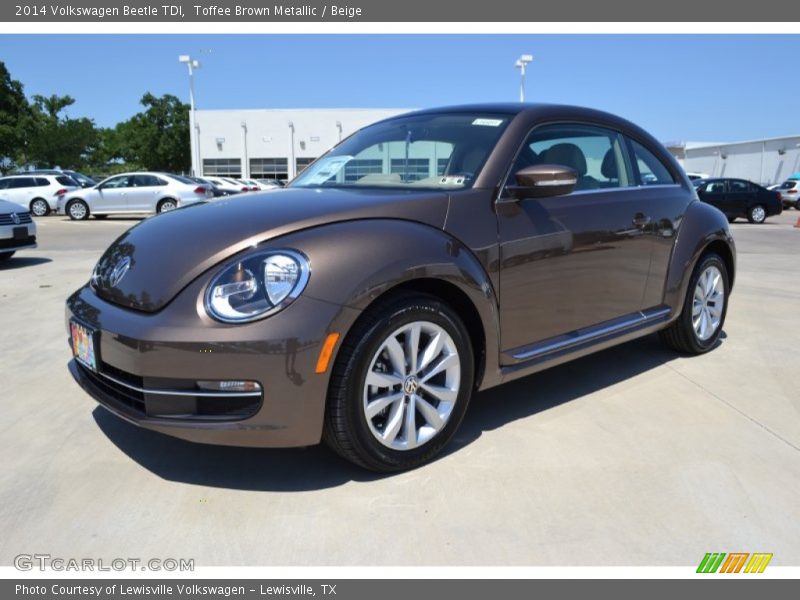 Toffee Brown Metallic / Beige 2014 Volkswagen Beetle TDI