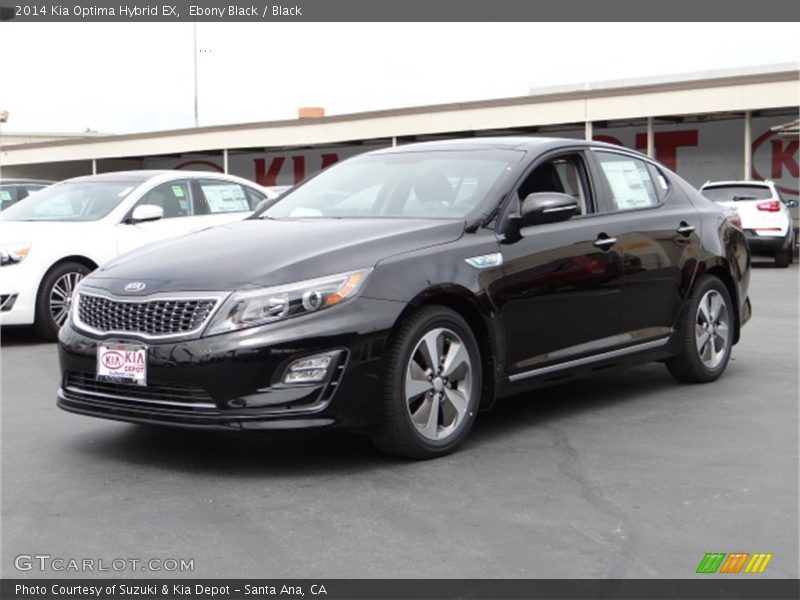 Ebony Black / Black 2014 Kia Optima Hybrid EX