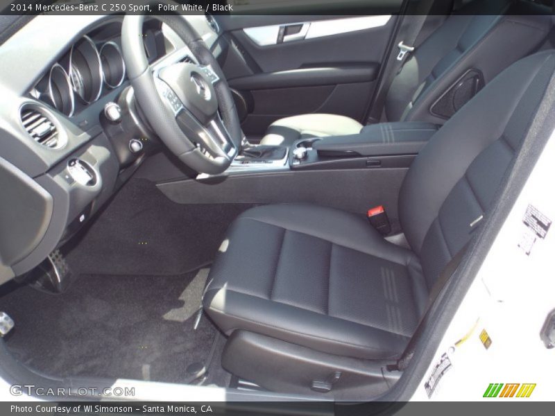 Polar White / Black 2014 Mercedes-Benz C 250 Sport