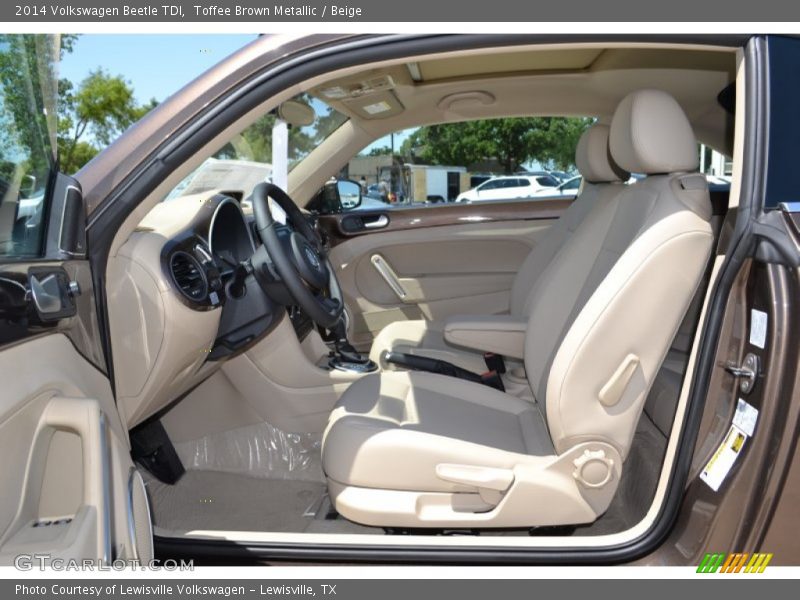 Toffee Brown Metallic / Beige 2014 Volkswagen Beetle TDI
