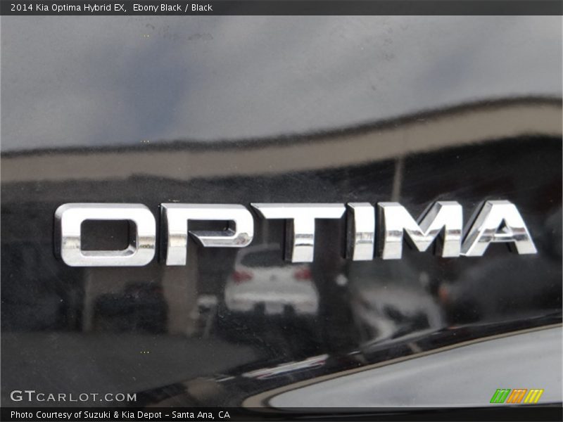 Ebony Black / Black 2014 Kia Optima Hybrid EX