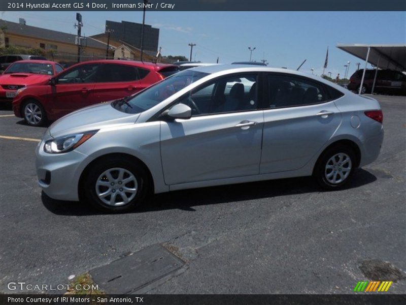 Ironman Silver / Gray 2014 Hyundai Accent GLS 4 Door