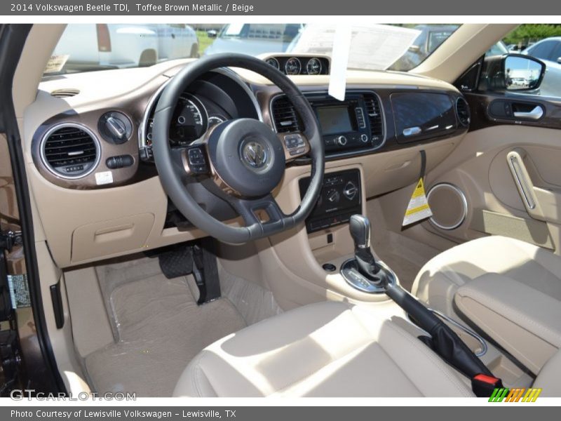 Toffee Brown Metallic / Beige 2014 Volkswagen Beetle TDI