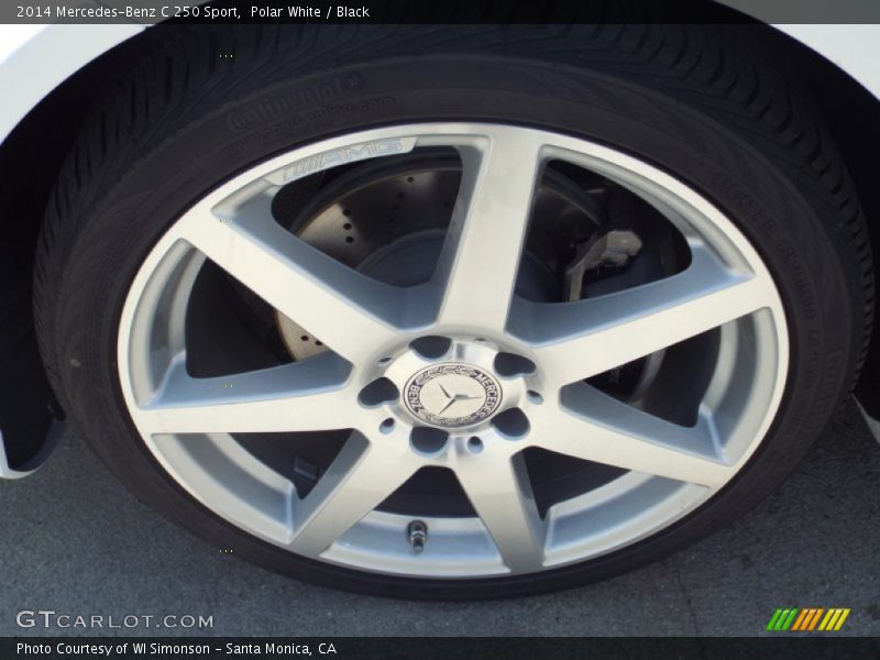 Polar White / Black 2014 Mercedes-Benz C 250 Sport