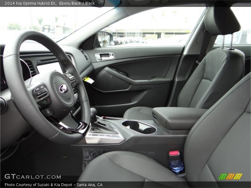 Ebony Black / Black 2014 Kia Optima Hybrid EX