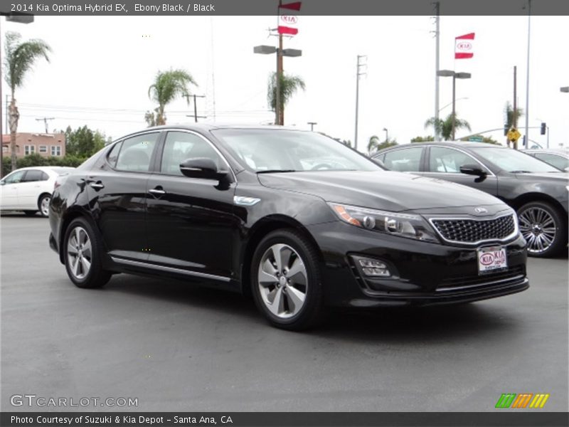 Ebony Black / Black 2014 Kia Optima Hybrid EX