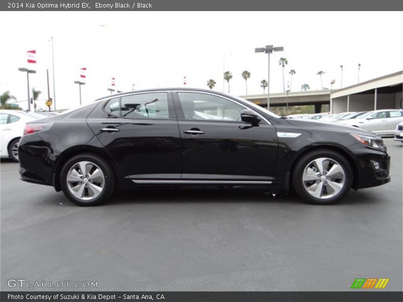 Ebony Black / Black 2014 Kia Optima Hybrid EX