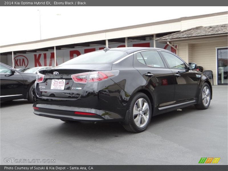Ebony Black / Black 2014 Kia Optima Hybrid EX