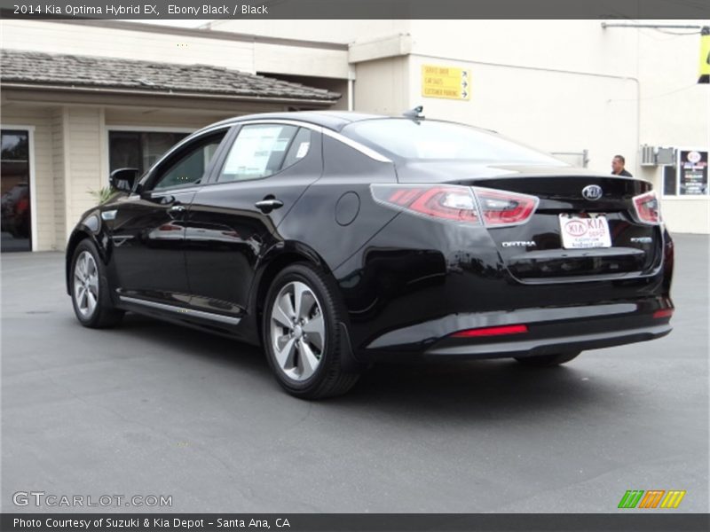 Ebony Black / Black 2014 Kia Optima Hybrid EX