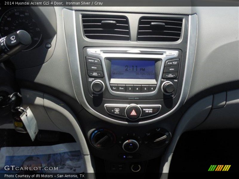 Ironman Silver / Gray 2014 Hyundai Accent GLS 4 Door