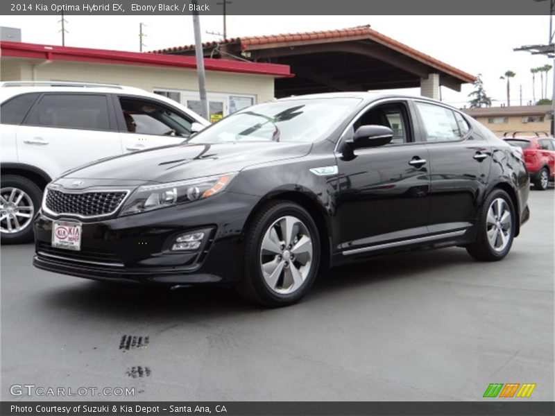 Ebony Black / Black 2014 Kia Optima Hybrid EX