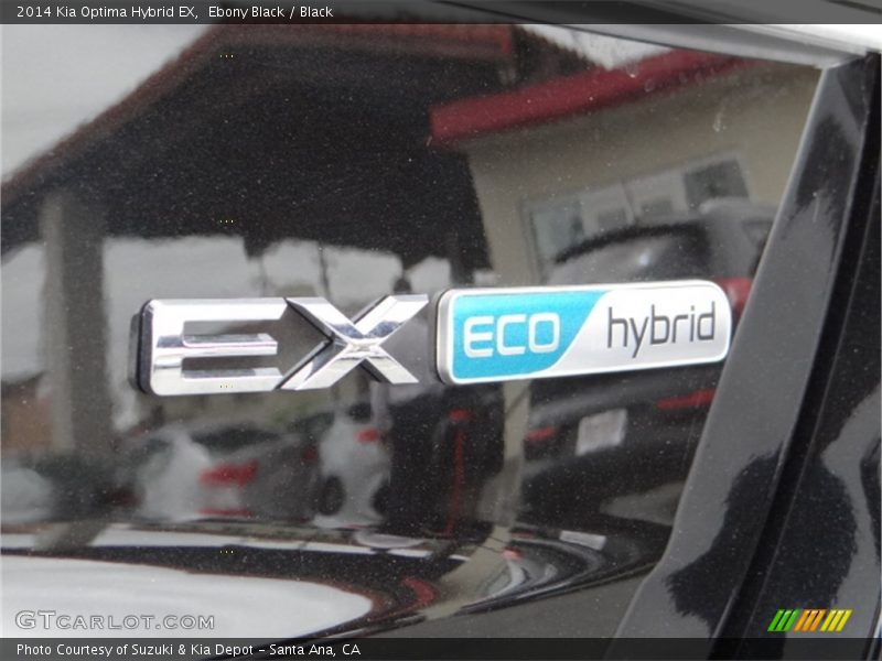 Ebony Black / Black 2014 Kia Optima Hybrid EX