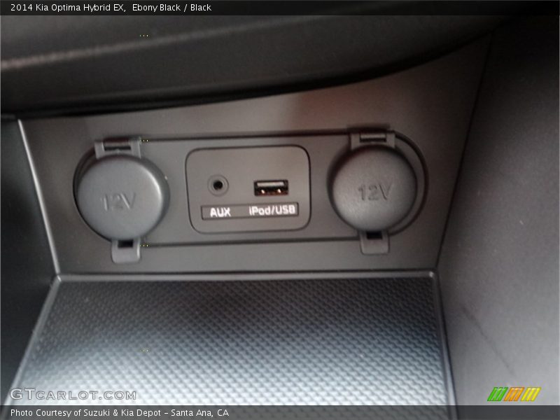 Ebony Black / Black 2014 Kia Optima Hybrid EX