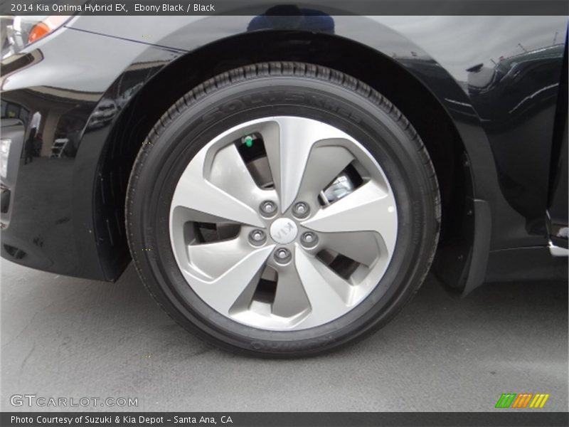Ebony Black / Black 2014 Kia Optima Hybrid EX