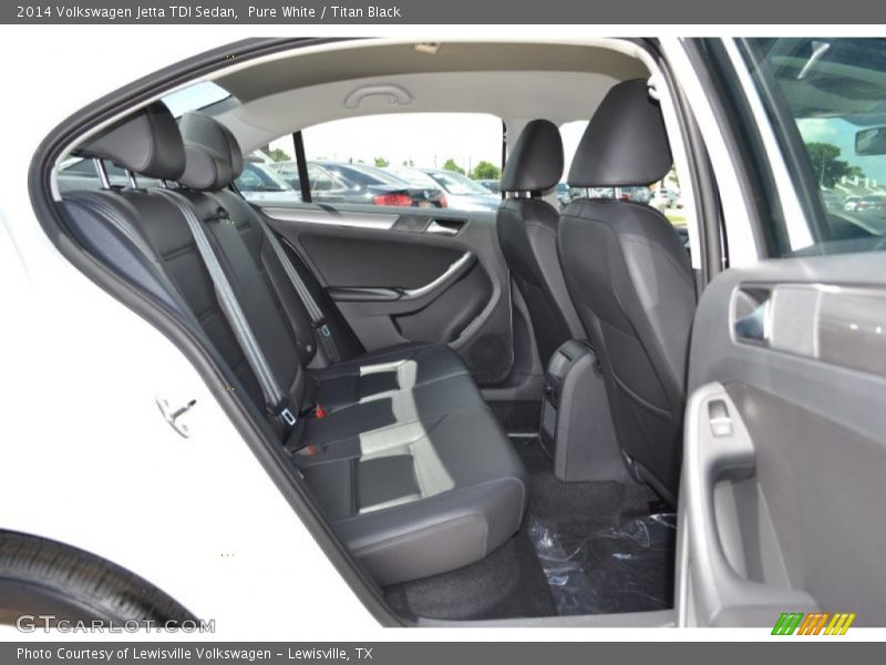 Pure White / Titan Black 2014 Volkswagen Jetta TDI Sedan