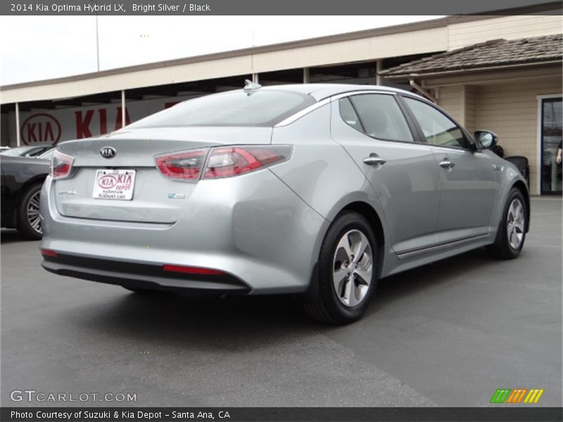 Bright Silver / Black 2014 Kia Optima Hybrid LX