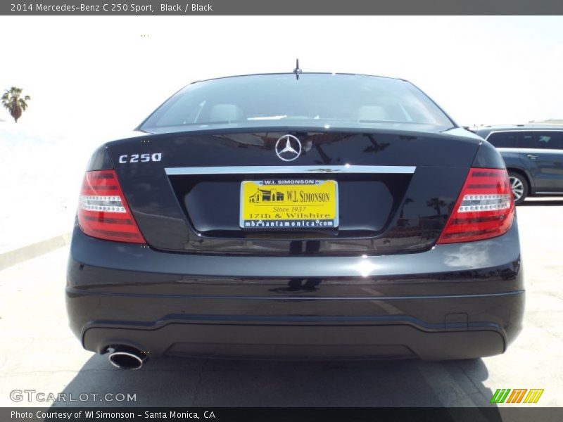 Black / Black 2014 Mercedes-Benz C 250 Sport