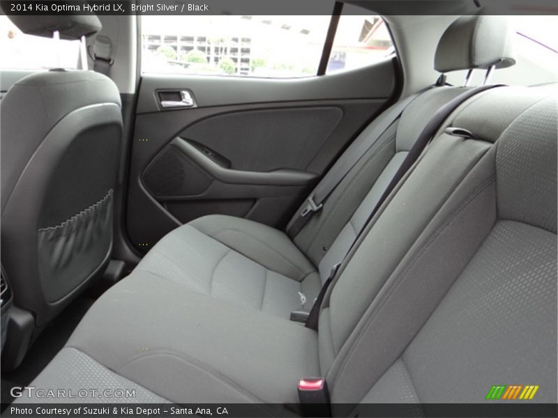 Bright Silver / Black 2014 Kia Optima Hybrid LX
