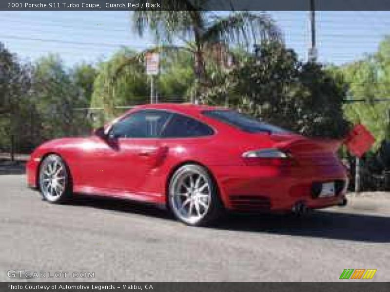 Guards Red / Black 2001 Porsche 911 Turbo Coupe