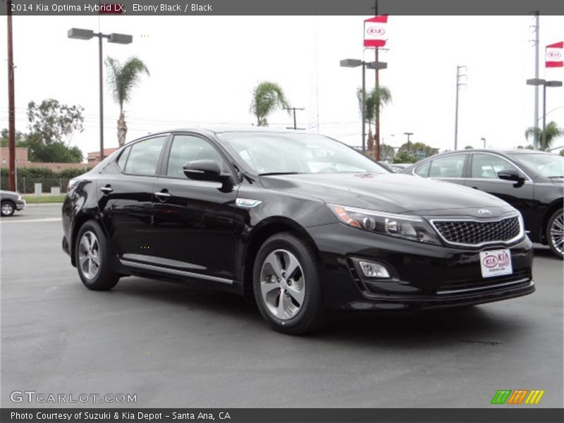 Ebony Black / Black 2014 Kia Optima Hybrid LX