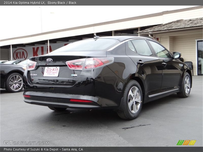 Ebony Black / Black 2014 Kia Optima Hybrid LX