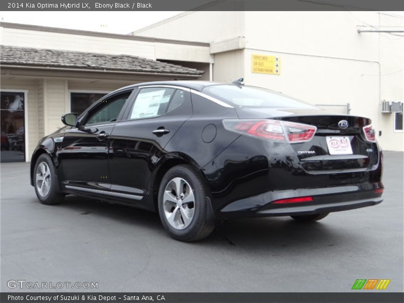 Ebony Black / Black 2014 Kia Optima Hybrid LX