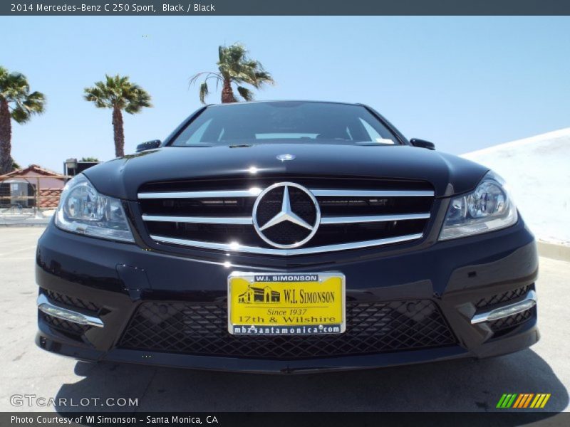 Black / Black 2014 Mercedes-Benz C 250 Sport