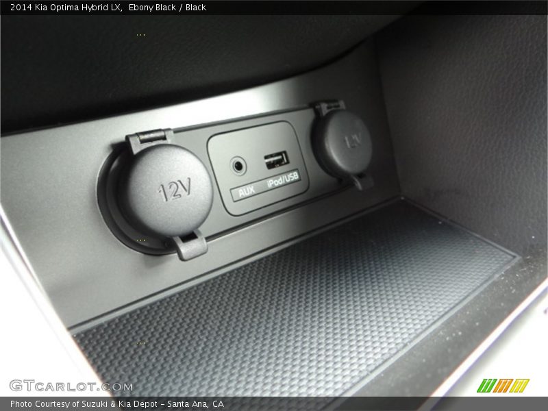 Ebony Black / Black 2014 Kia Optima Hybrid LX