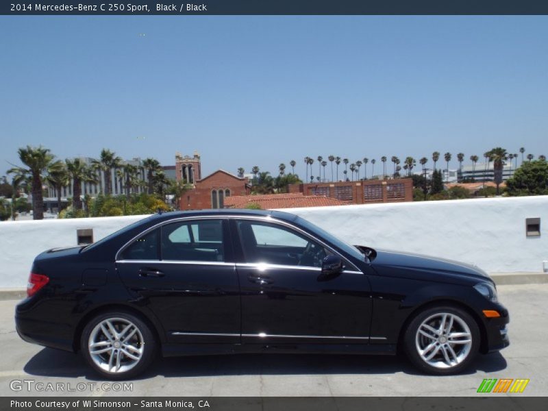 Black / Black 2014 Mercedes-Benz C 250 Sport
