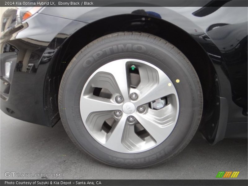 Ebony Black / Black 2014 Kia Optima Hybrid LX