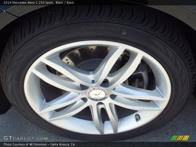 Black / Black 2014 Mercedes-Benz C 250 Sport