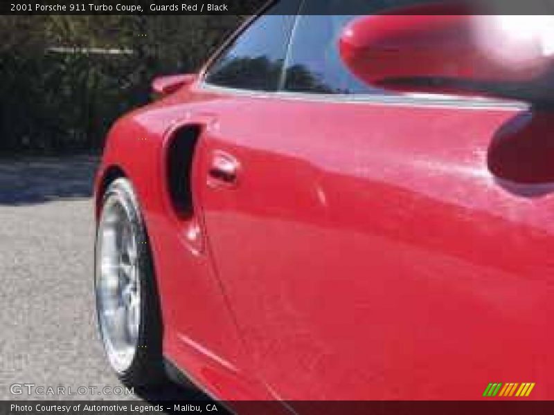 Guards Red / Black 2001 Porsche 911 Turbo Coupe