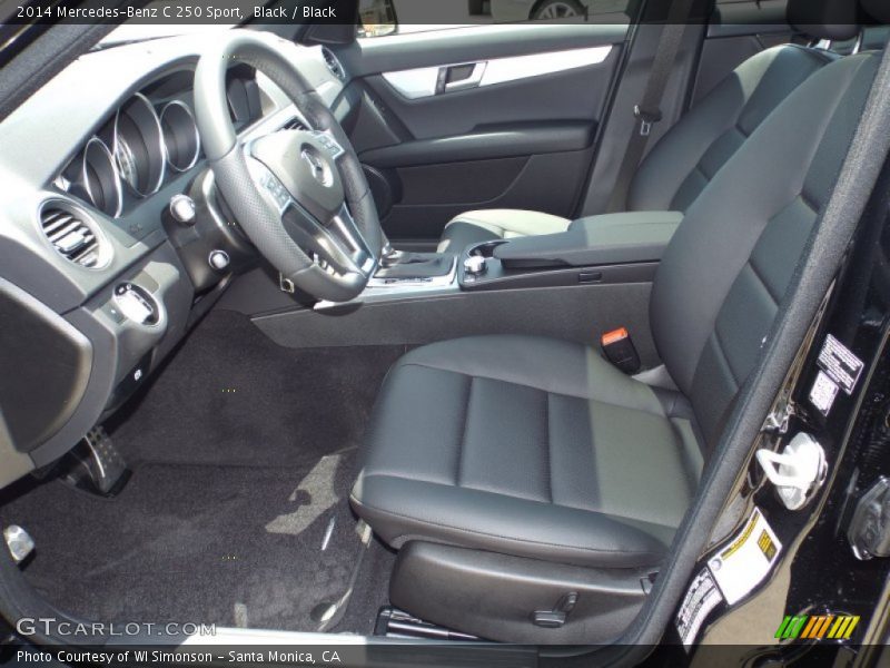 Black / Black 2014 Mercedes-Benz C 250 Sport