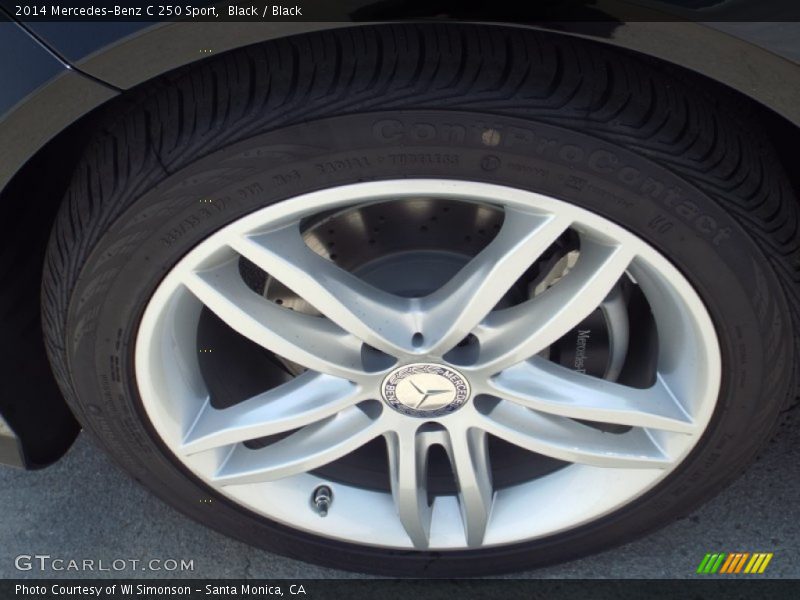 Black / Black 2014 Mercedes-Benz C 250 Sport