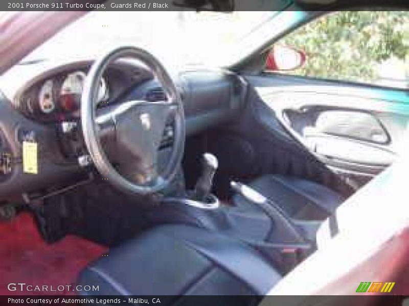 Guards Red / Black 2001 Porsche 911 Turbo Coupe