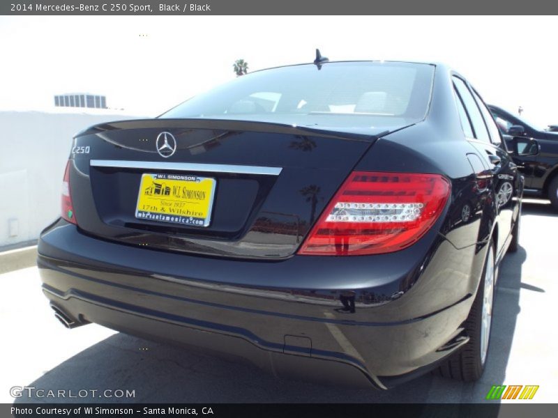 Black / Black 2014 Mercedes-Benz C 250 Sport