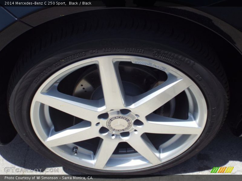 Black / Black 2014 Mercedes-Benz C 250 Sport