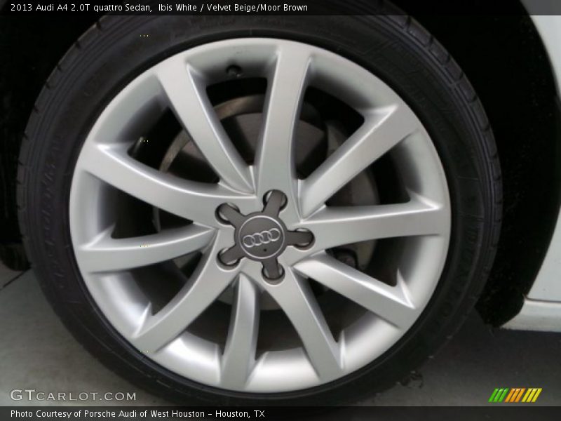 Ibis White / Velvet Beige/Moor Brown 2013 Audi A4 2.0T quattro Sedan