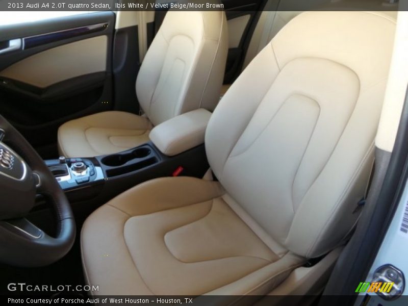 Ibis White / Velvet Beige/Moor Brown 2013 Audi A4 2.0T quattro Sedan