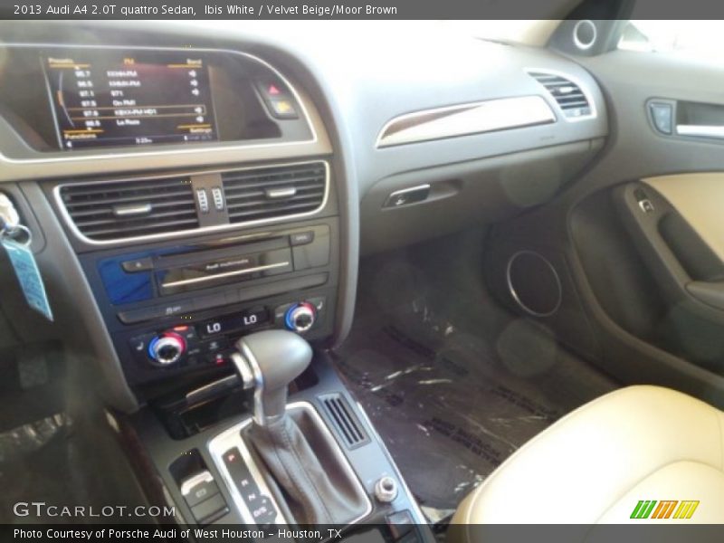 Ibis White / Velvet Beige/Moor Brown 2013 Audi A4 2.0T quattro Sedan