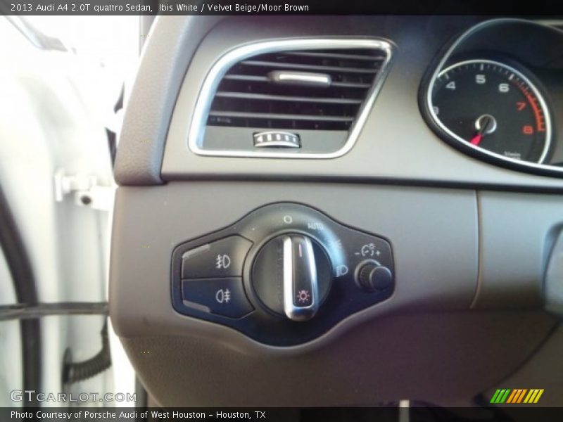 Ibis White / Velvet Beige/Moor Brown 2013 Audi A4 2.0T quattro Sedan