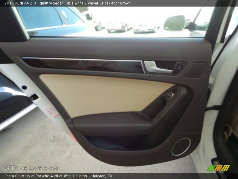 Ibis White / Velvet Beige/Moor Brown 2013 Audi A4 2.0T quattro Sedan
