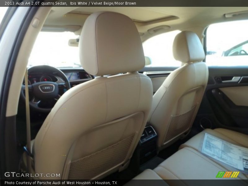 Ibis White / Velvet Beige/Moor Brown 2013 Audi A4 2.0T quattro Sedan