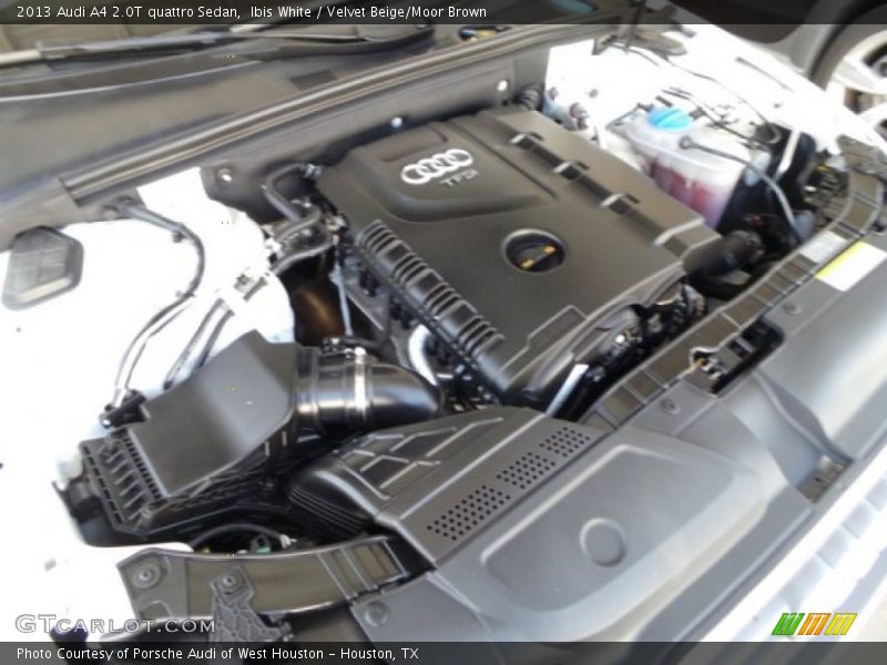 Ibis White / Velvet Beige/Moor Brown 2013 Audi A4 2.0T quattro Sedan