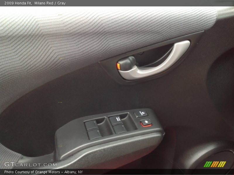 Milano Red / Gray 2009 Honda Fit