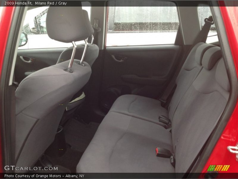 Milano Red / Gray 2009 Honda Fit