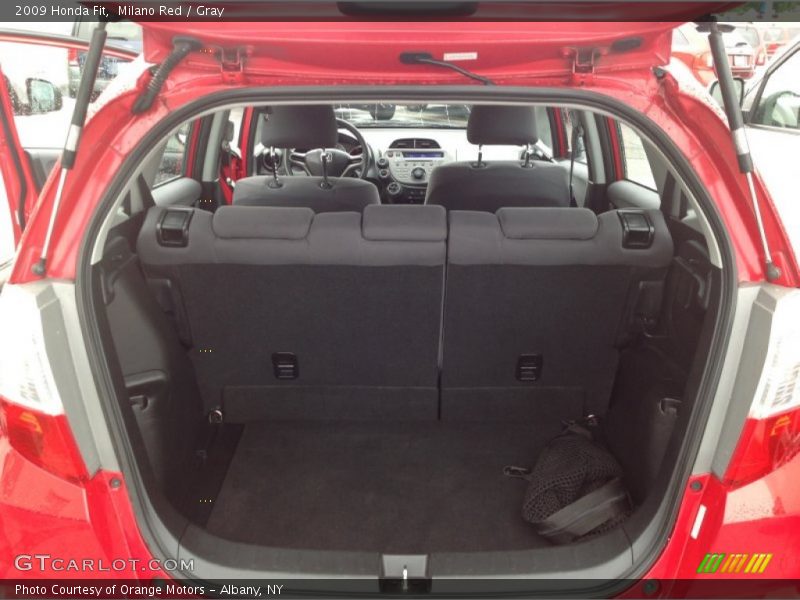 Milano Red / Gray 2009 Honda Fit