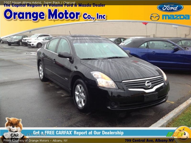 Super Black / Charcoal 2007 Nissan Altima Hybrid