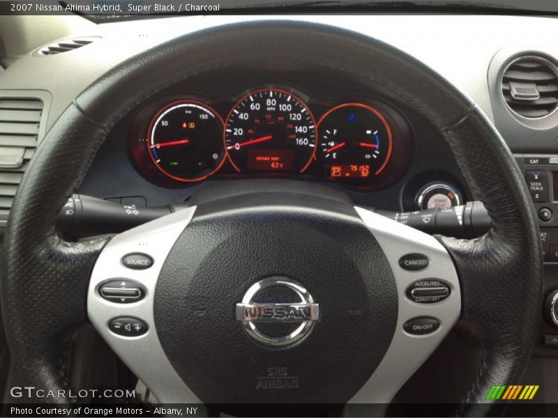 Super Black / Charcoal 2007 Nissan Altima Hybrid