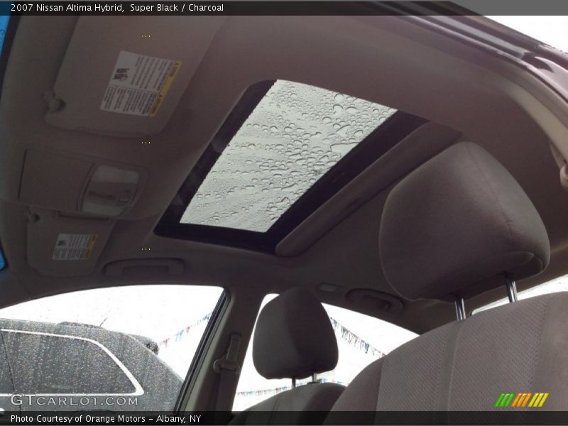 Super Black / Charcoal 2007 Nissan Altima Hybrid